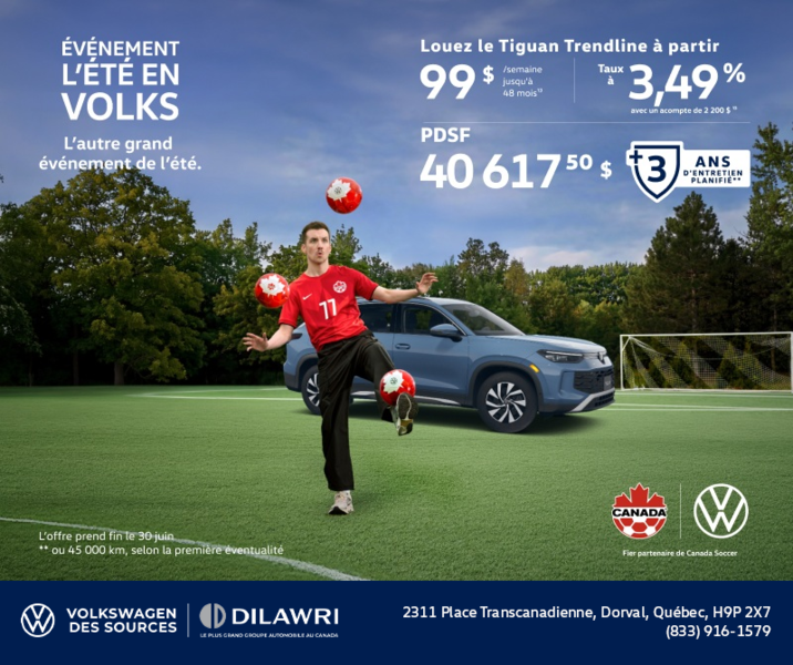 Procurez-vous le Volkswagen Tiguan 2026