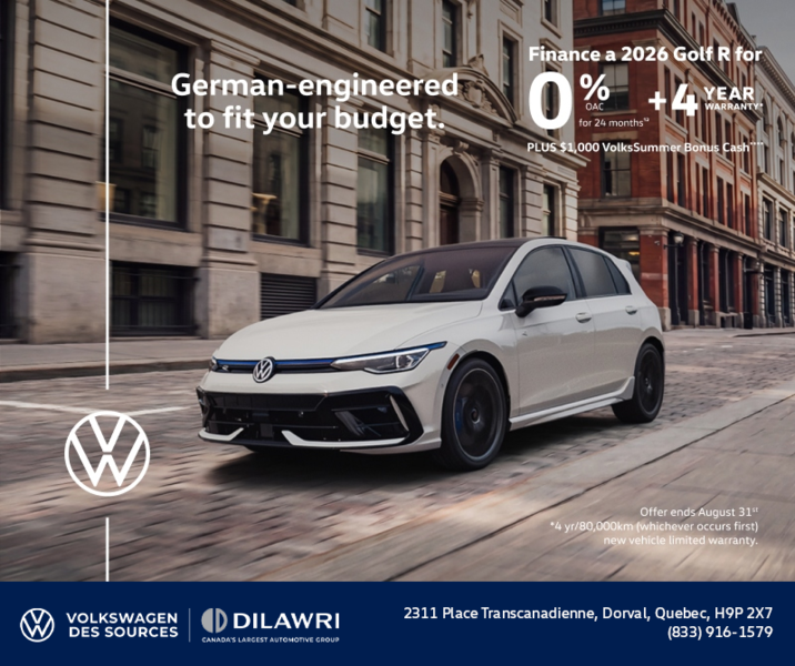 Get the 2026 Volkswagen Golf R