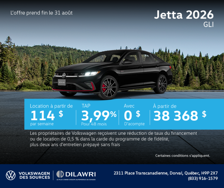 Volkswagen Jetta GLI 2026