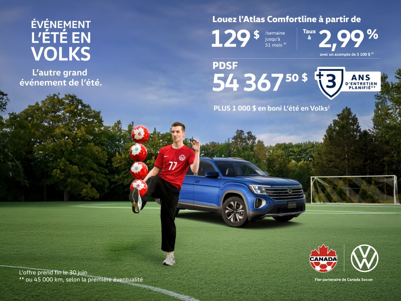 Procurez-vous le Volkswagen Atlas 2026