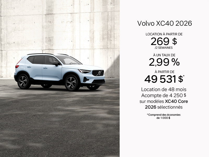 Le Volvo XC40 2026