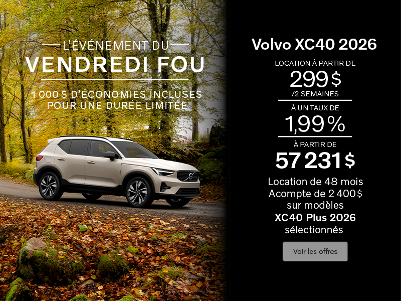 Le Volvo XC40 2026