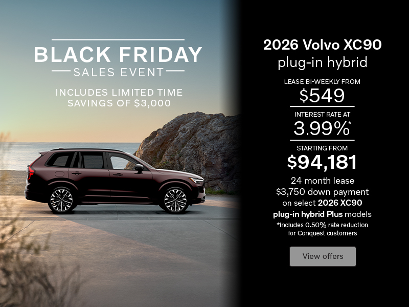 The 2026 Volvo XC90 plug-in hybrid Plus