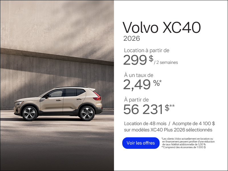 Le Volvo XC40 2026