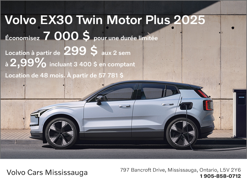 Le Volvo EX30 2025 Twin Motors Plus