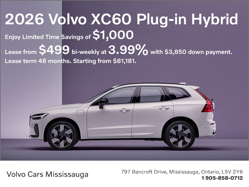 The 2026 Volvo XC60 Plug-In Hybrid Plus