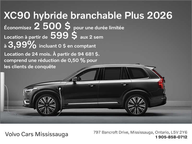 The 2026 Volvo XC90 Plug-In Hybrid