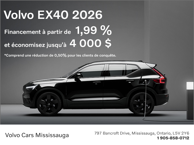 Le Volvo EX40 2026