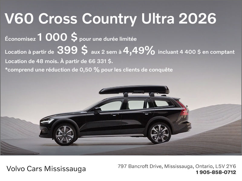 Le Volvo V60 Cross Country 2026