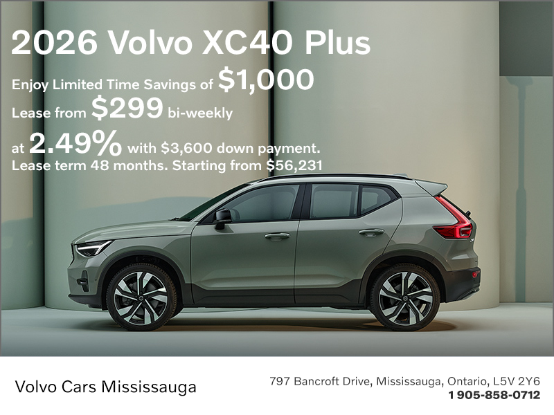 The 2026 Volvo XC40 Plus 