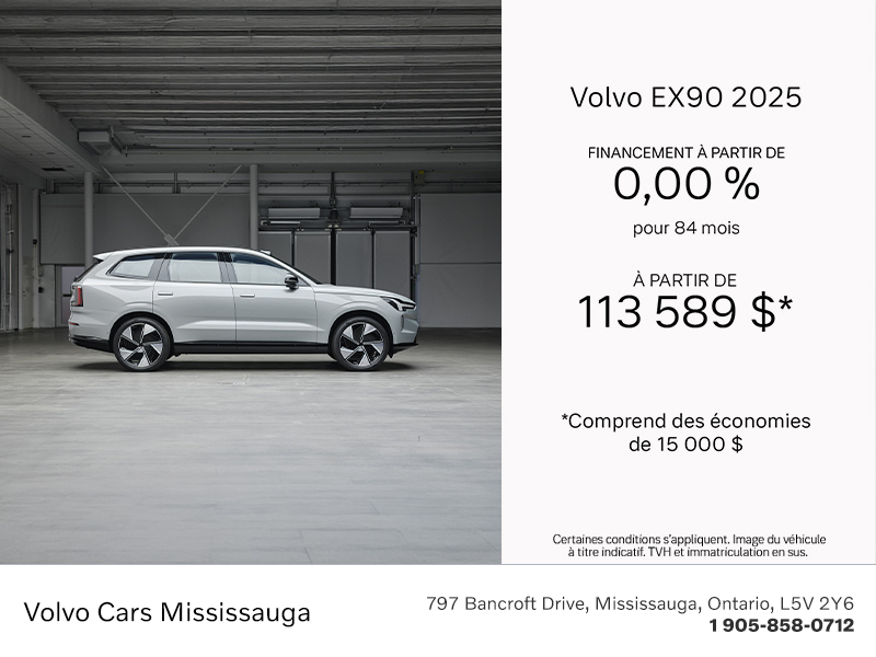 Le Volvo EX90 2025