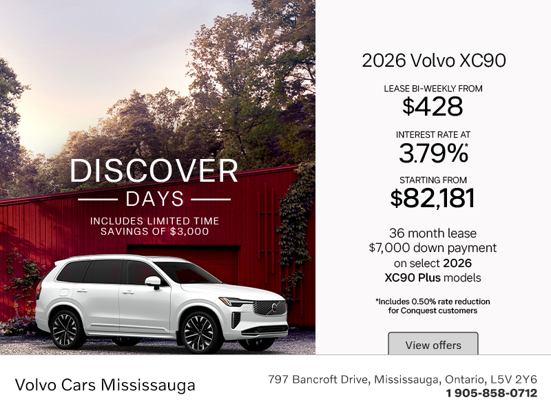 The 2026 Volvo XC90