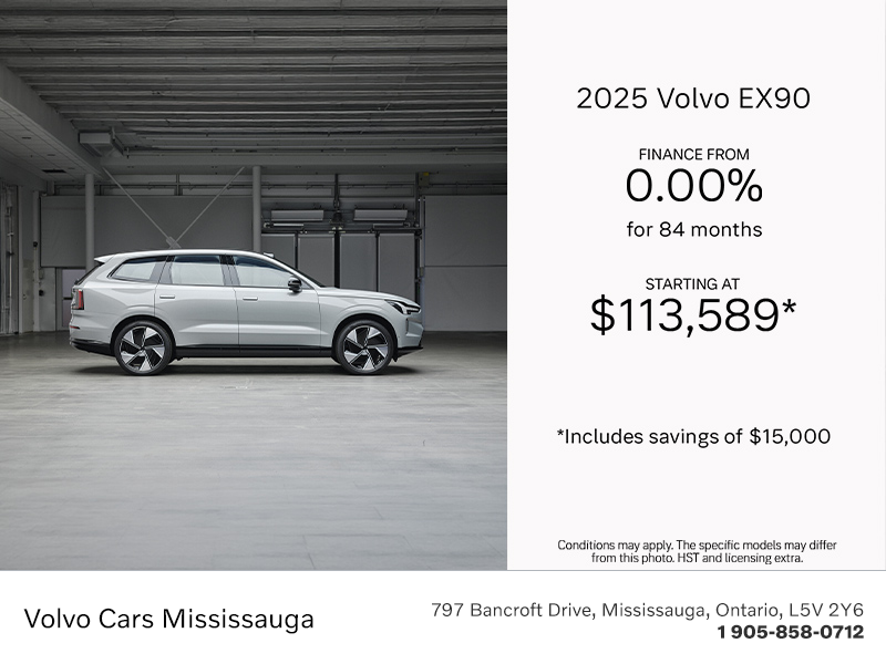 The Volvo EX90 2025