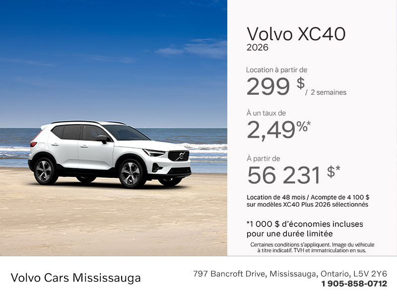 Le Volvo XC40 2026
