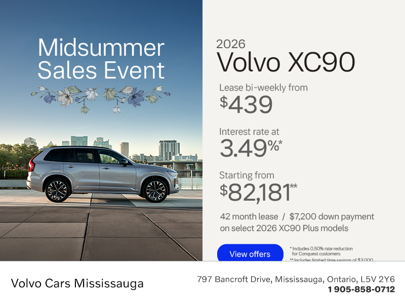 The 2026 Volvo XC90