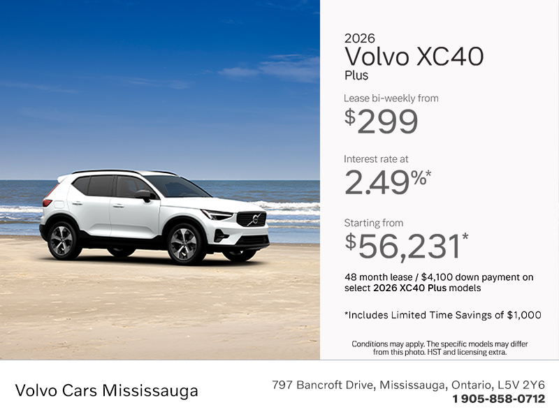 The 2026 Volvo XC40 Plus