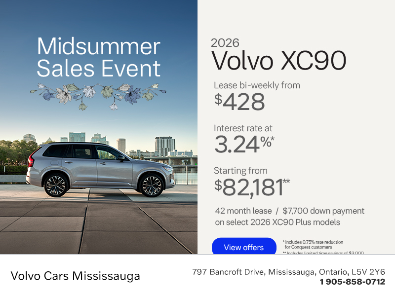 The 2026 Volvo XC90