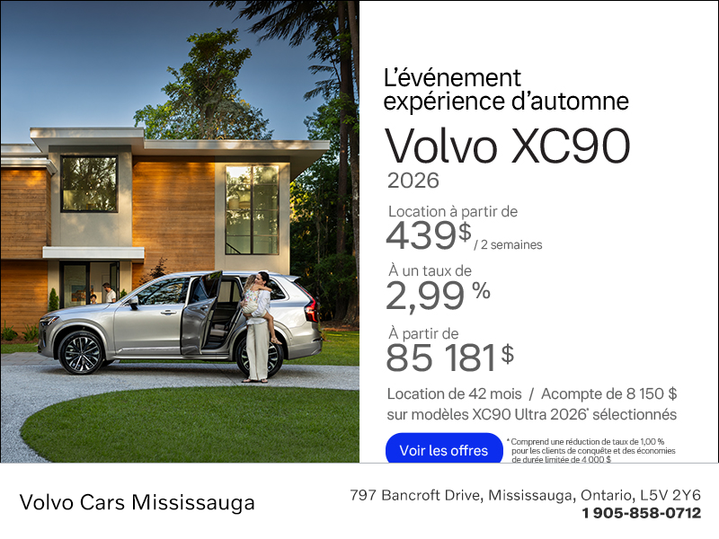 Le Volvo XC90 2026