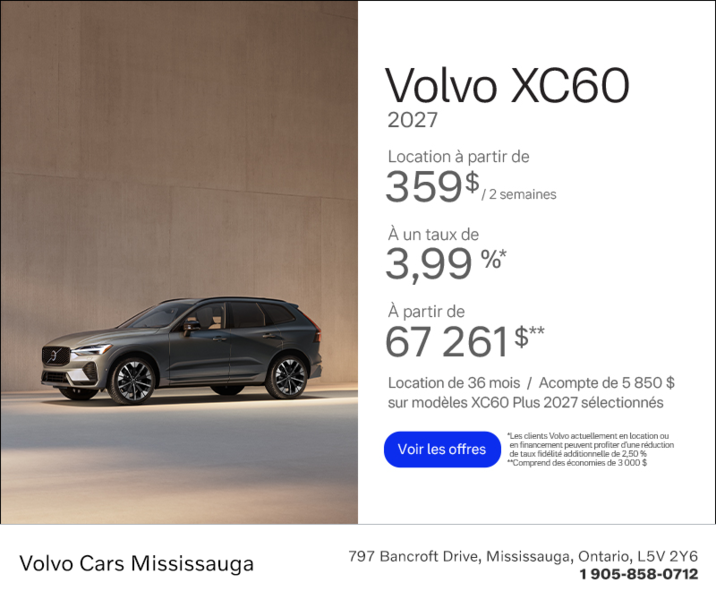 Le Volvo XC60 2027