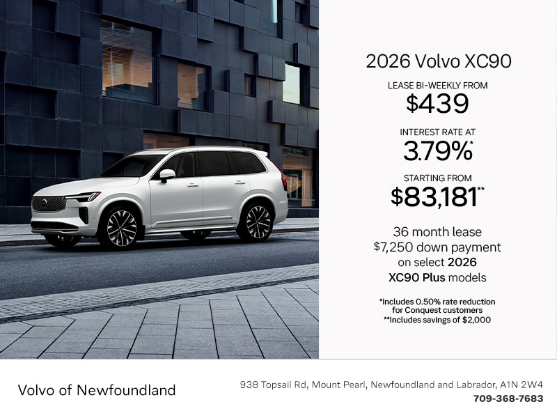The 2026 Volvo XC90