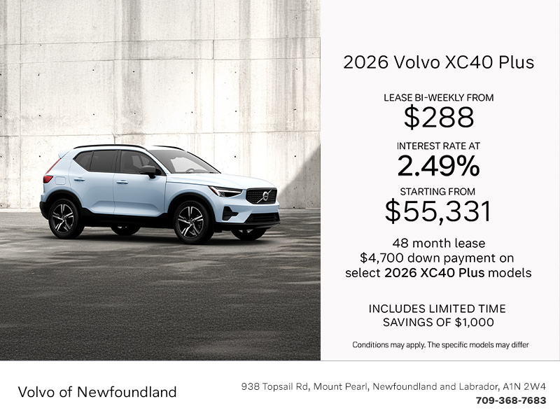 The 2026 Volvo XC40 Plus