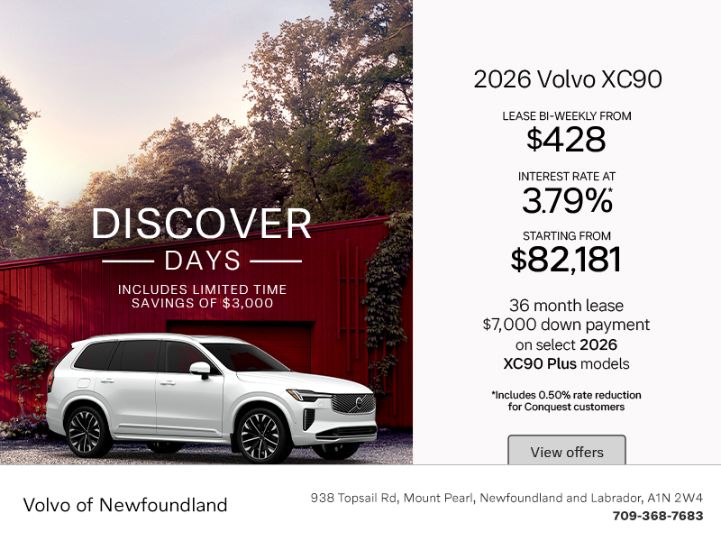 The 2026 Volvo XC90
