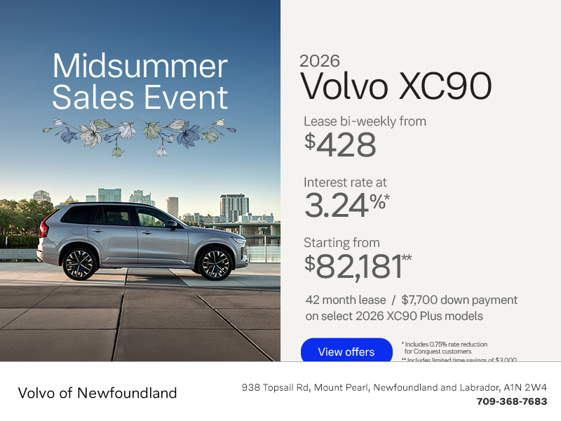 The 2026 Volvo XC90