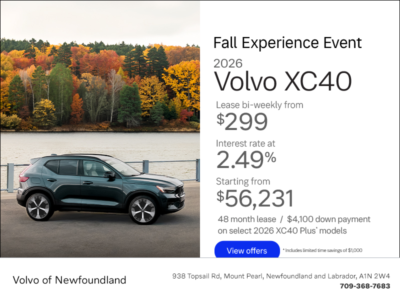 The 2026 Volvo XC40 
