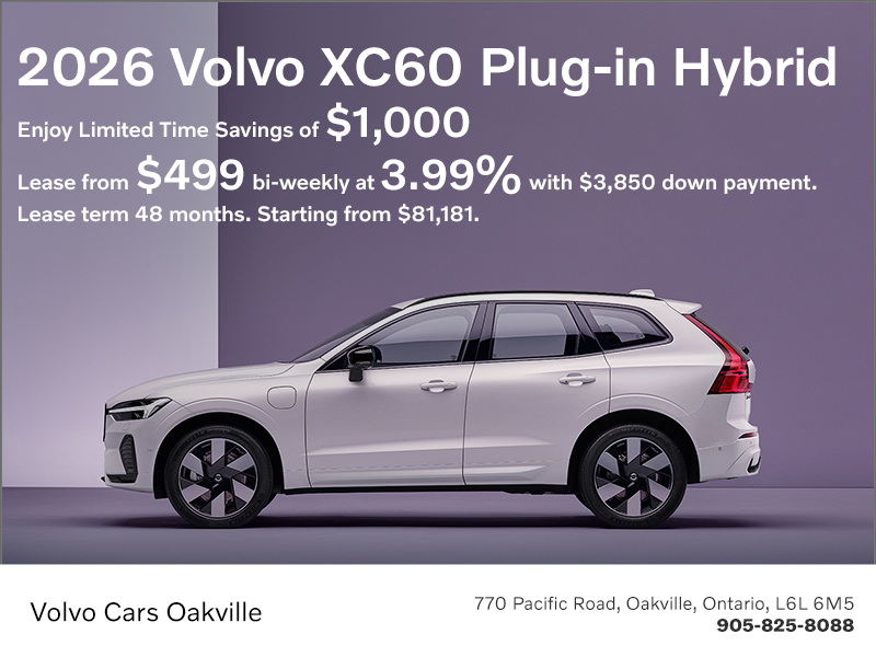 The 2026 Volvo XC60 Plug-In Hybrid Plus