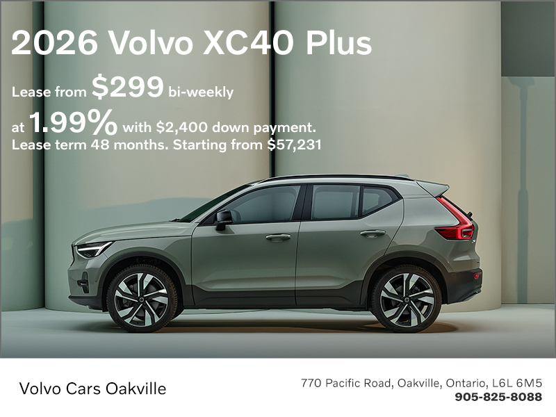 The 2026 Volvo XC40 Plus