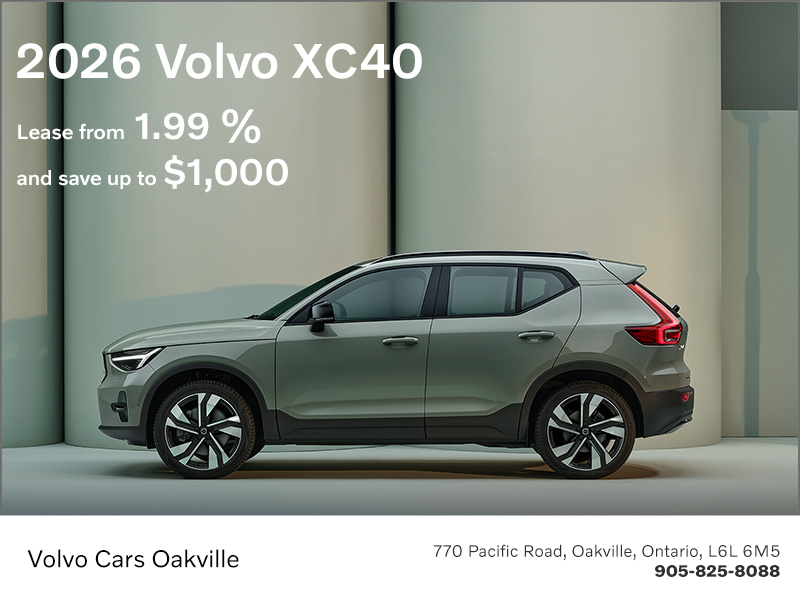 The 2026 Volvo XC40