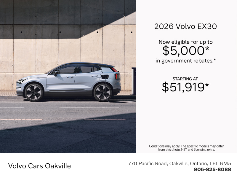 The 2026 Volvo EX30 