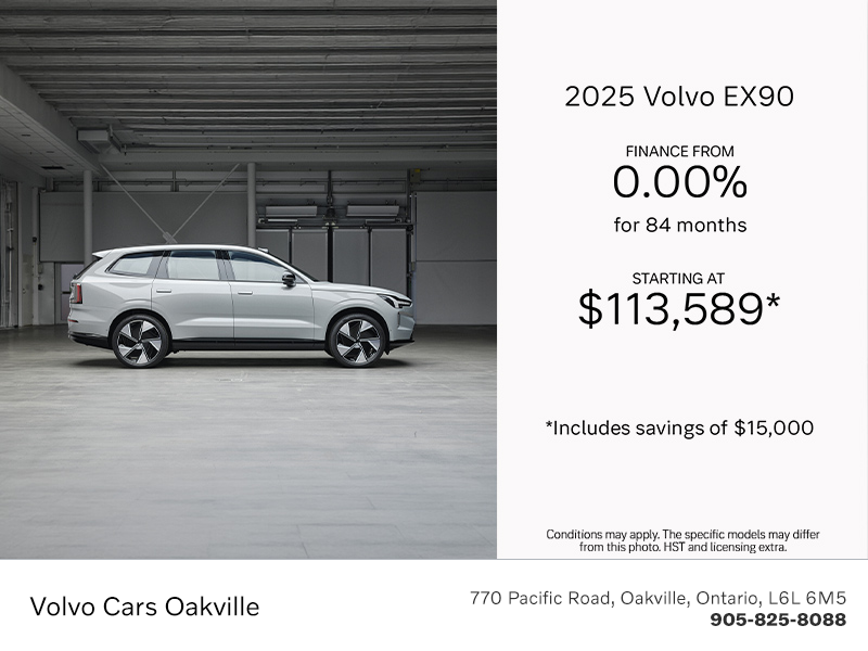The Volvo EX90 2025