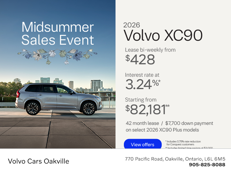 The 2026 Volvo XC90