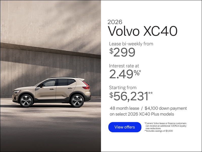 The 2026 Volvo XC40