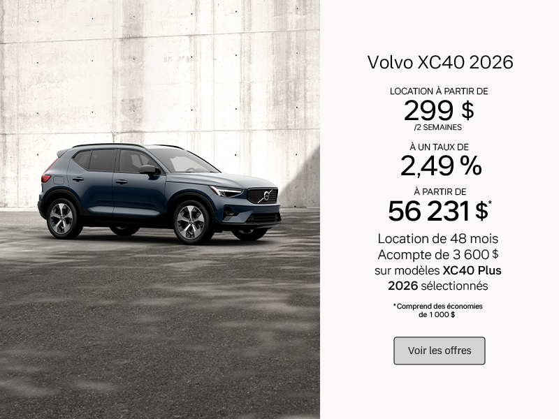 Le Volvo XC40 2026