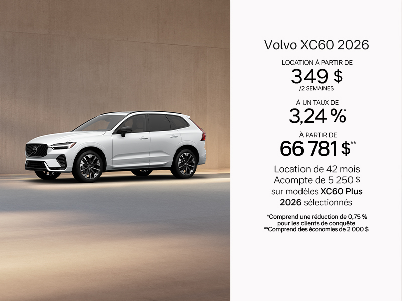 Le Volvo XC60 2026