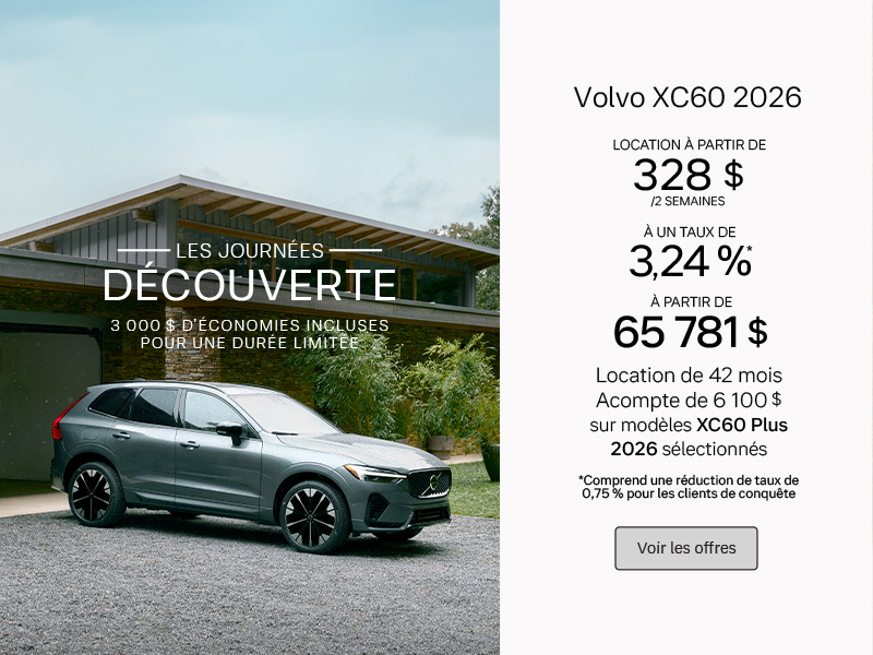 Le Volvo XC60 2026