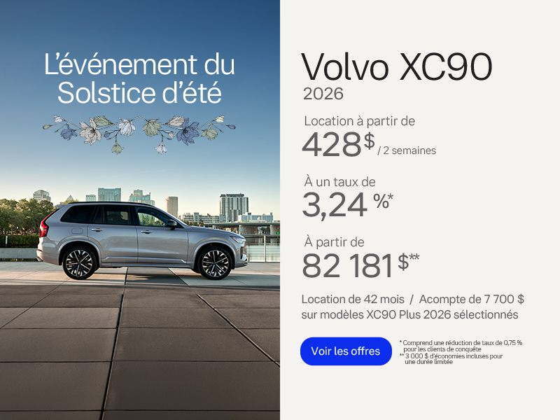 Le Volvo XC90 2026
