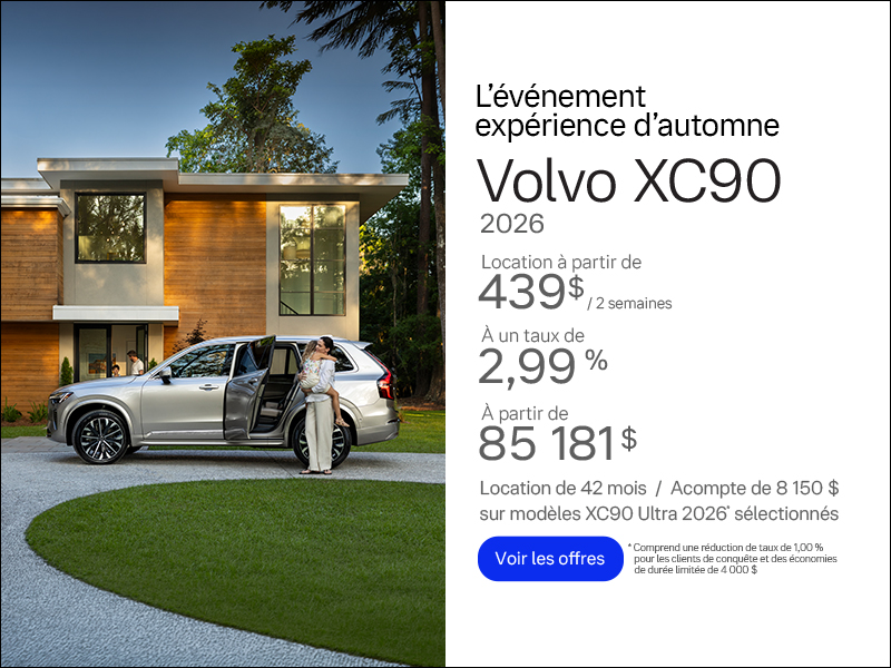 Le Volvo XC90 2026