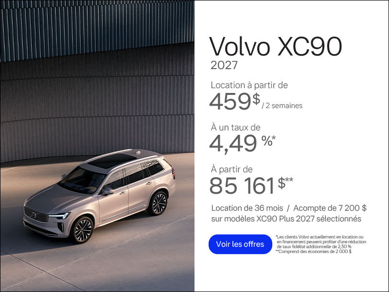 Le Volvo XC90 2027