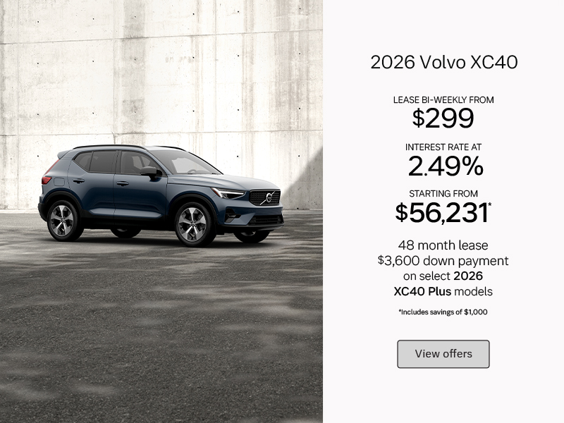 The 2026 Volvo XC40 