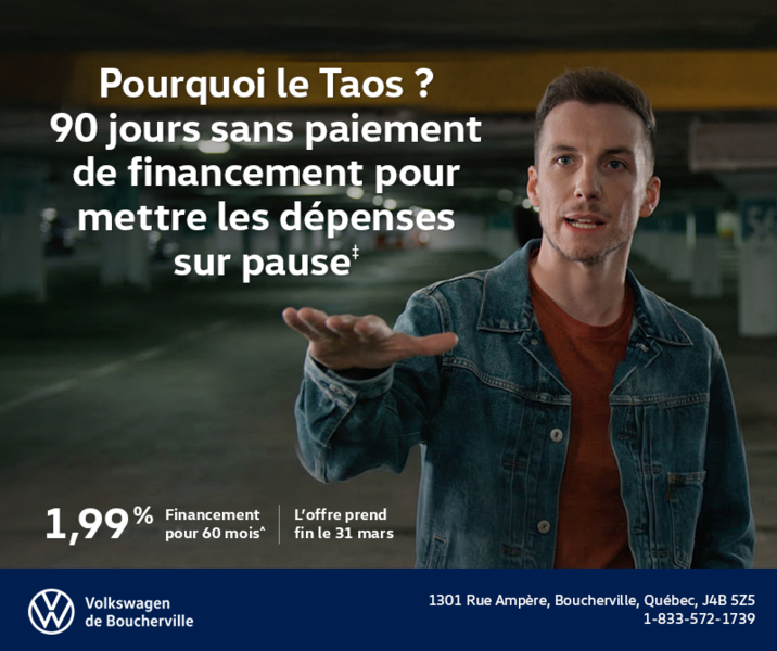 Procurez-vous le Volkswagen Taos 2026