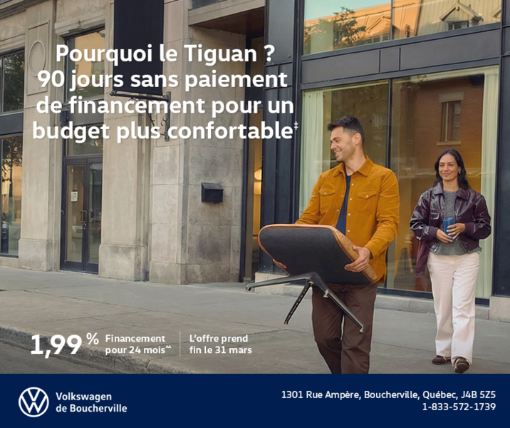 Procurez-vous le Volkswagen Tiguan 2026