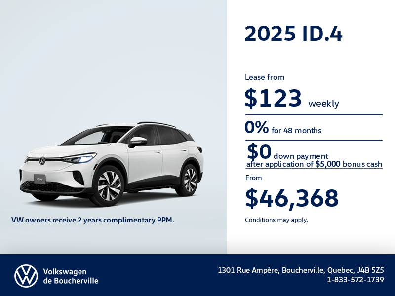 Get the 2025 Volkswagen ID.4