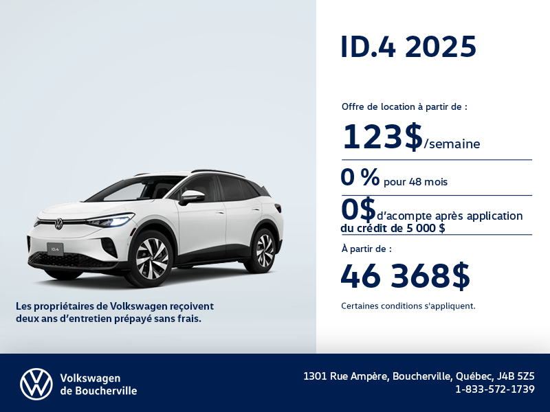 Procurez-vous la ID.4 2025