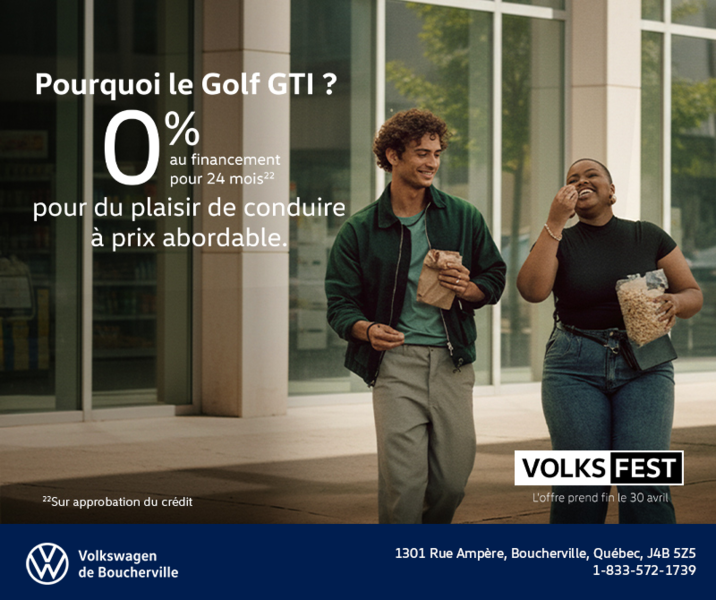 Procurez-vous la Volkswagen Golf Gti 2026