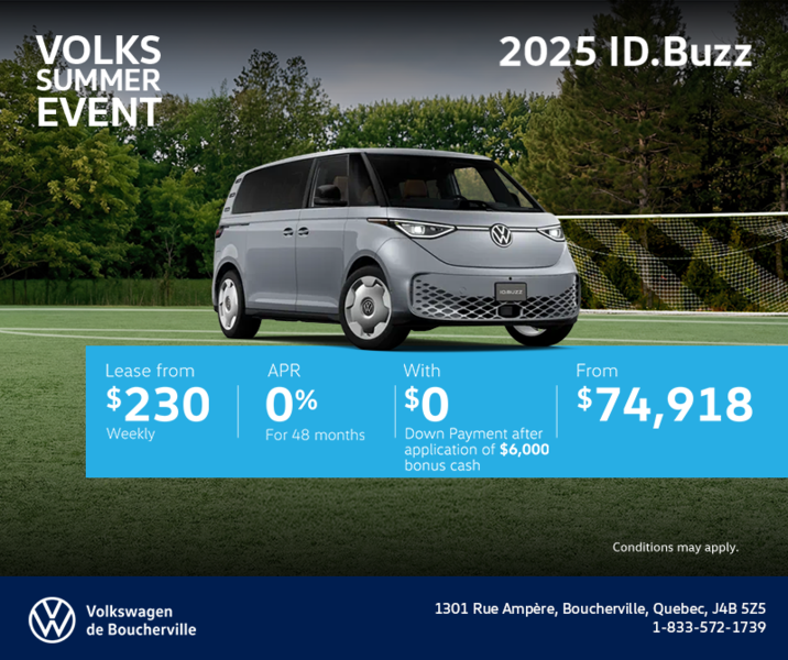 Get the 2025 Volkswagen ID.Buzz
