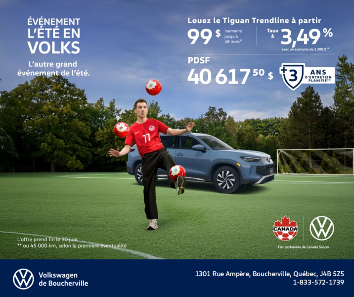 Procurez-vous le Volkswagen Tiguan 2026