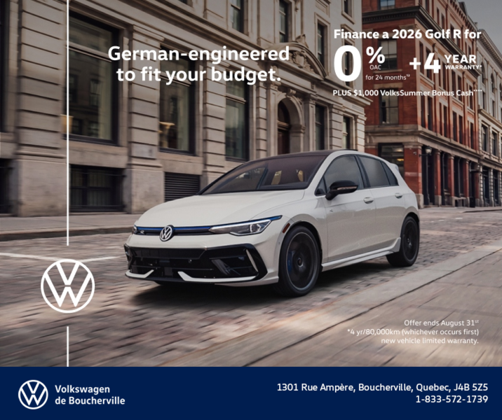 Get the 2026 Volkswagen Golf R